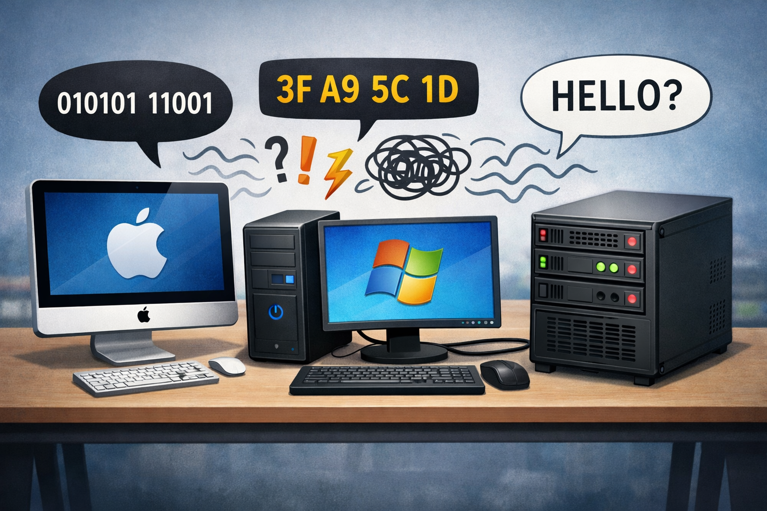 Computers Need Common Protocols