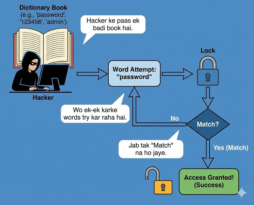 Dictionary Attack Concept