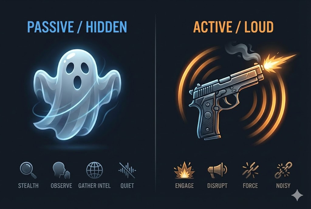 Passive vs Active Recon