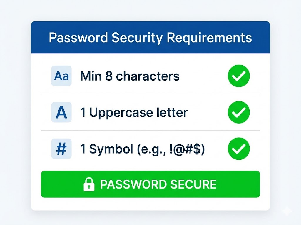 Strong Password Policy