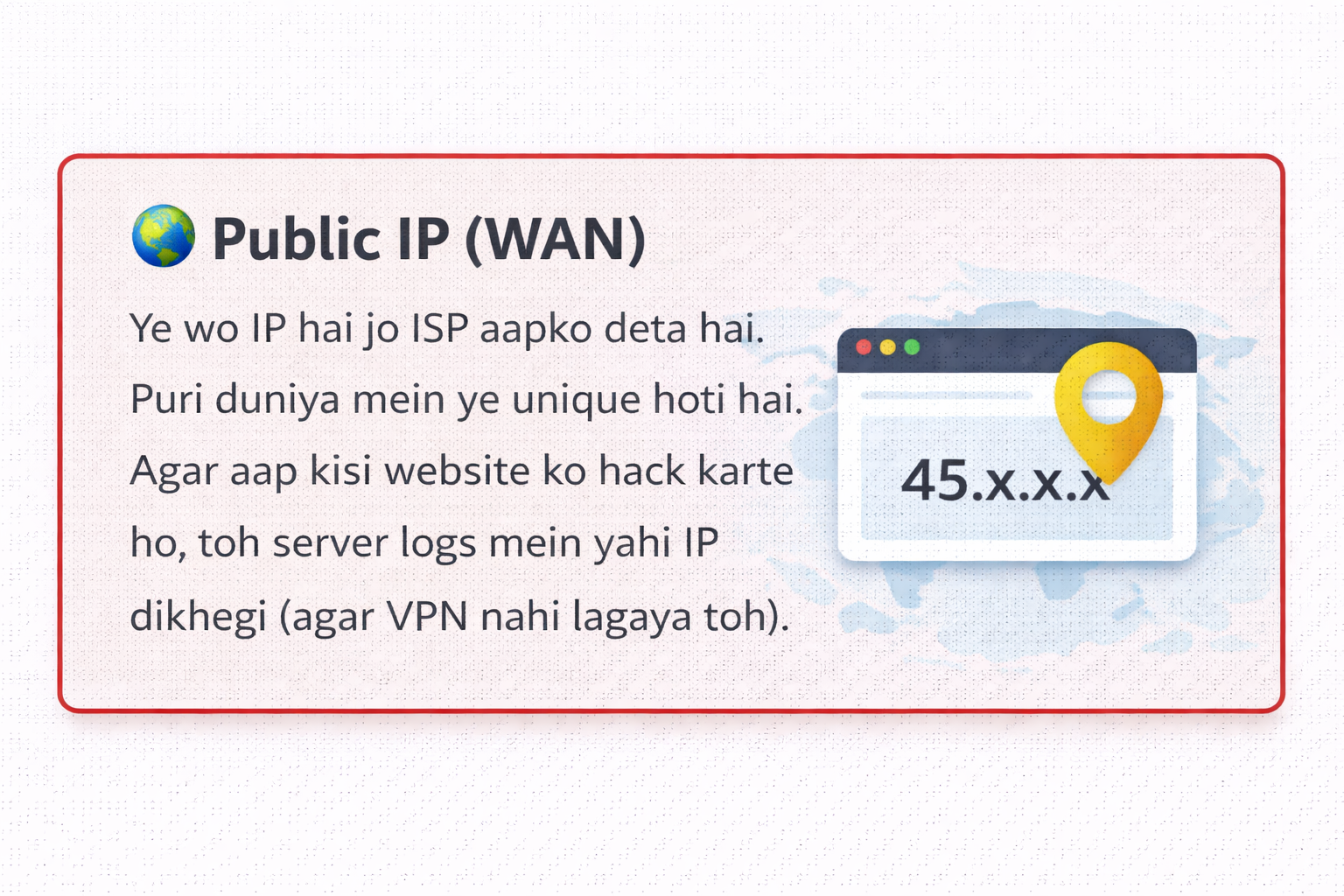 Public IP World Wide Visibility