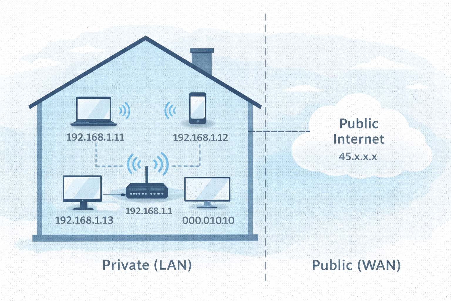 Public vs Private IP Address
