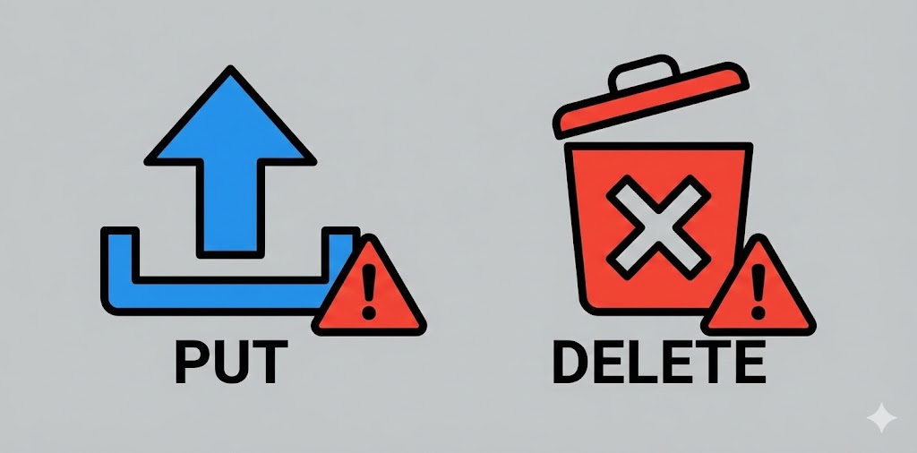 PUT and DELETE Methods