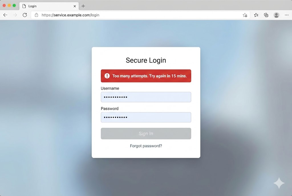 Rate Limiting Screen