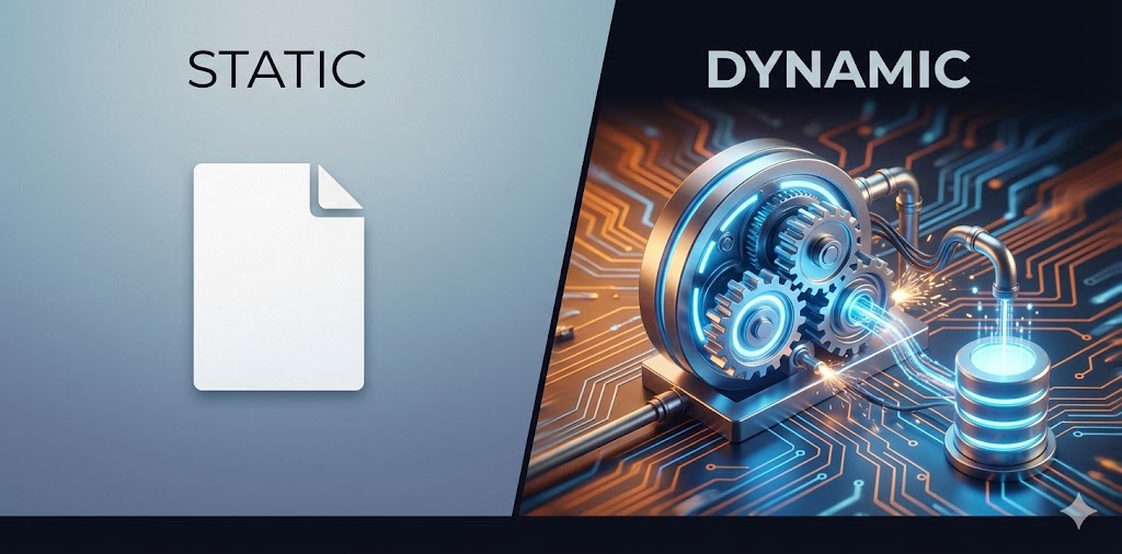 Static vs Dynamic Websites