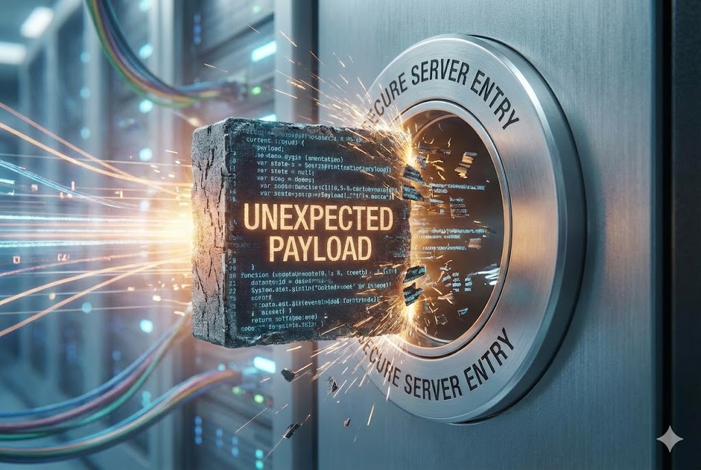 Hacker Unexpected Input Concept