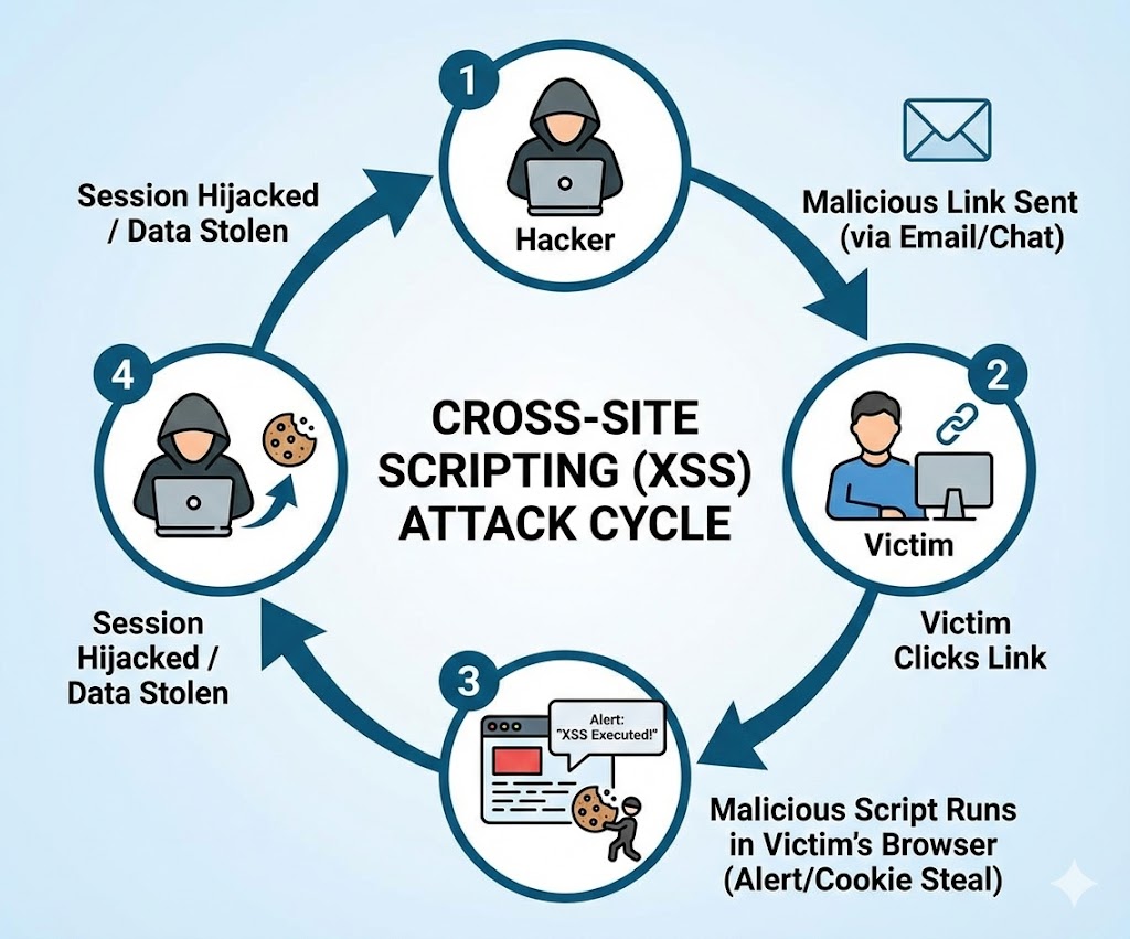 XSS Attack Flow